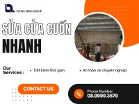 Sửa cửa cuốn nhanh – Giải pháp tiện lợi từ Thông Minh Group