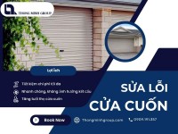 Sửa lỗi cửa cuốn nhanh chóng không cần thay mới