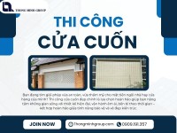 Thi công cửa cuốn đẹp hiện đại: Bí quyết chọn đúng đơn vị